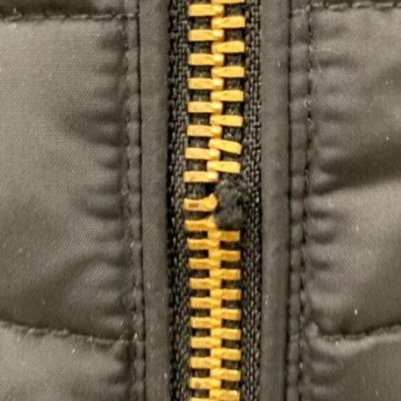 Black Cole Haan Long Hooded Puffer Coat - XS - Picture 5 of 7